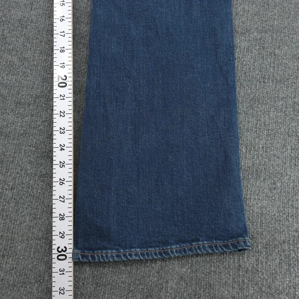 Old Navy Jeans Womens 18 Blue Extra High Rise Flare Button Fly Stretch Denim‎